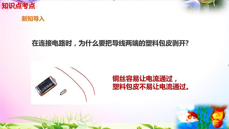 新教科版四年级科学下册 2.6《导体和绝缘体》知识点考点07