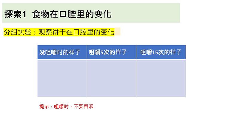 2.7 食物在口腔里的变化 课件05