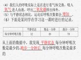 教科版四年级科学上册2.2 呼吸与健康生活课时同步复习题课件PPT（含答案）
