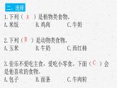 教科版四年级科学上册2.4一天的食物课时同步复习题课件PPT（含答案）