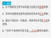 教科版四年级科学上册2.6营养要均衡课时同步复习题课件PPT（含答案）