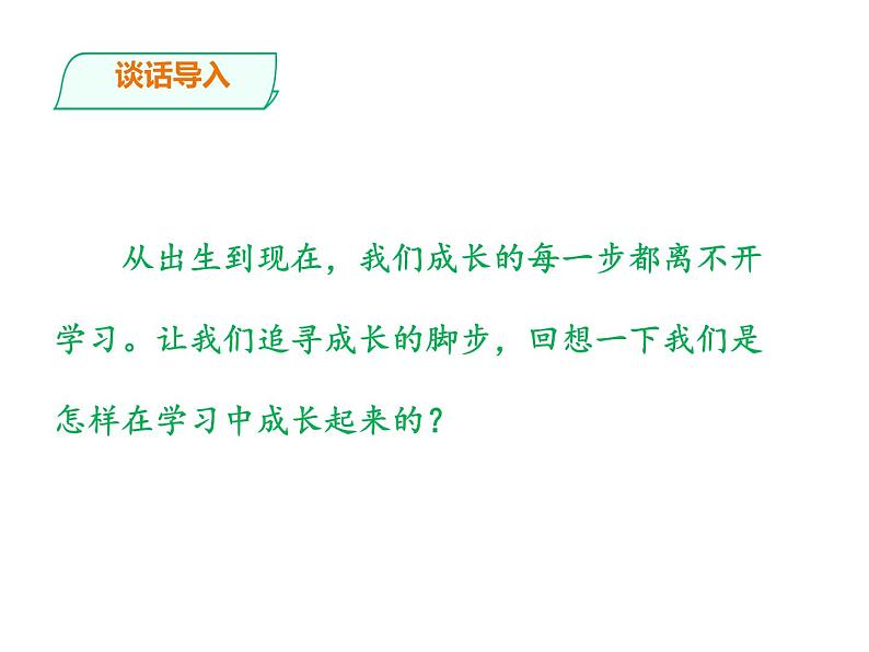 人教版三年级上册道法《成长离不开学习》课件PPT第2页