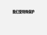 人教版六年级上册道德与法治 我们受特殊保护课件PPT