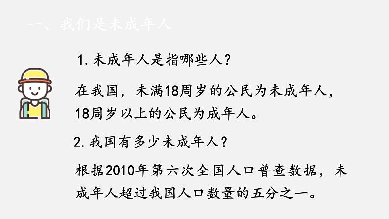 人教版六年级上册道德与法治 我们受特殊保护课件PPT02