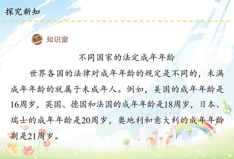 人教版六年级上册道德与法治  我们受特殊保护 第一课时课件第4页