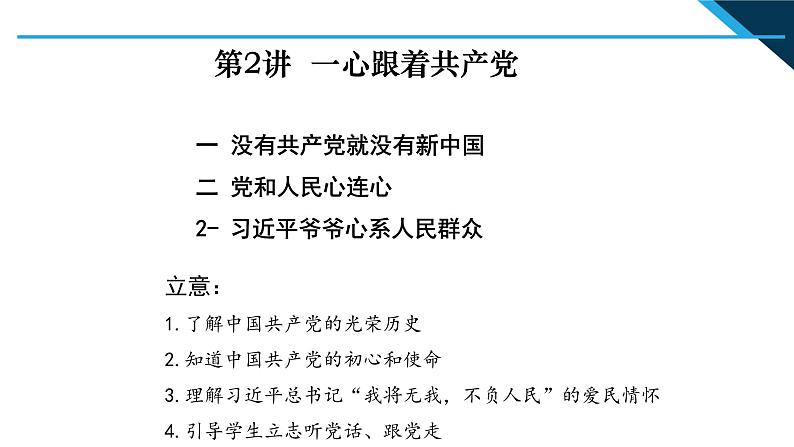 第2讲 一心跟着共产党  读本解读课件PPT02