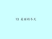 人教部编版一年级上册（道德与法治）13 美丽的冬天多媒体教学课件ppt