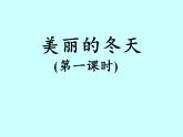 人教部编版道德与法治一年级上册 13 美丽的冬天(4)（课件）