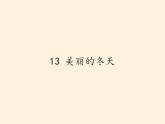 人教部编版道德与法治一年级上册 13 美丽的冬天(3)（课件）