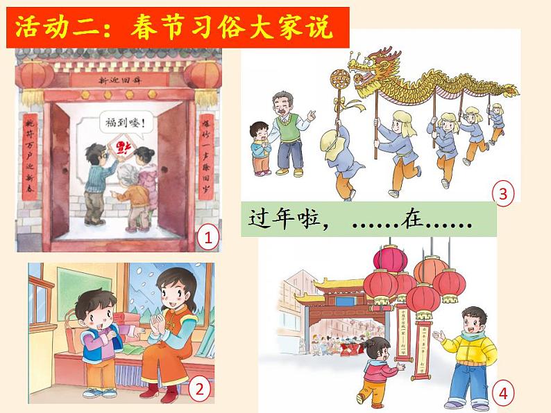 人教部编版道德与法治一年级上册 15 快乐过新年(11)（课件）第7页