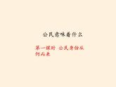 人教部编版六年级上册道德与法治《公民意味着什么》课件1