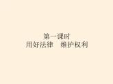 人教部编版六年级上册道德与法治9.知法守法 依法维权  课件