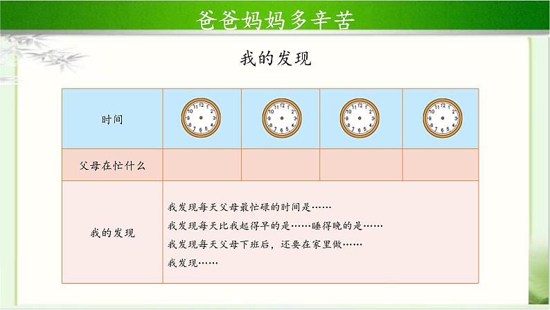 《少让父母为我操心》公开课教学课件【部编人教版小学四年级道德与法治上册】07