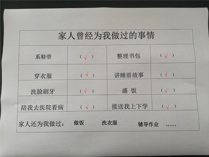 人教部编版一年级道德与法治下册 10、家人的爱_教案、学案、课件06