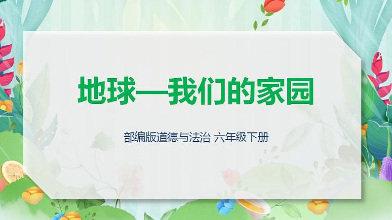 部编版六下道法 4 地球——我们的家园 PPT课件+视频素材01