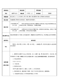 人教部编版六年级上册6 人大代表为人民教案设计