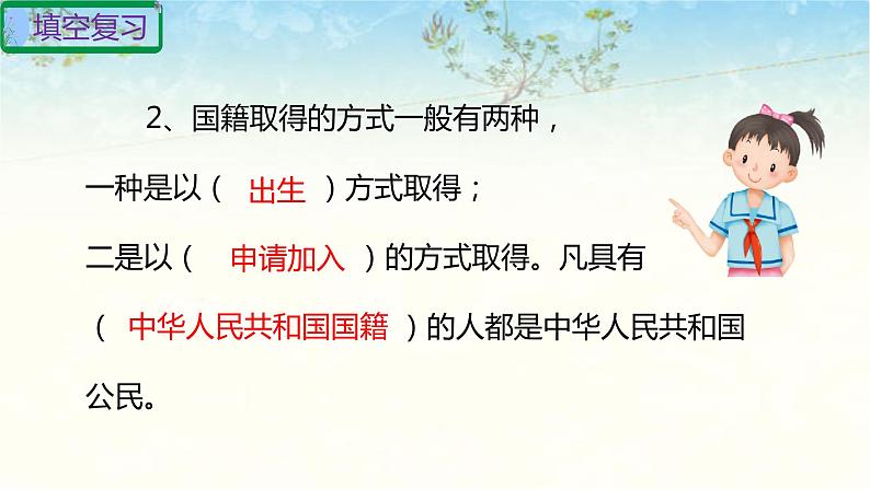 六年级上册道德与法治第二单元我们是公民复习课件05