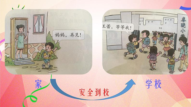 小学一年级上册道德与法治-4《上学路上》部编(16张)ppt课件第4页