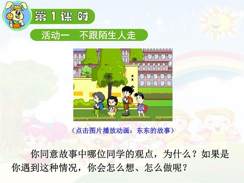 小学一年级上册品德-上学路上-部编ppt课件03