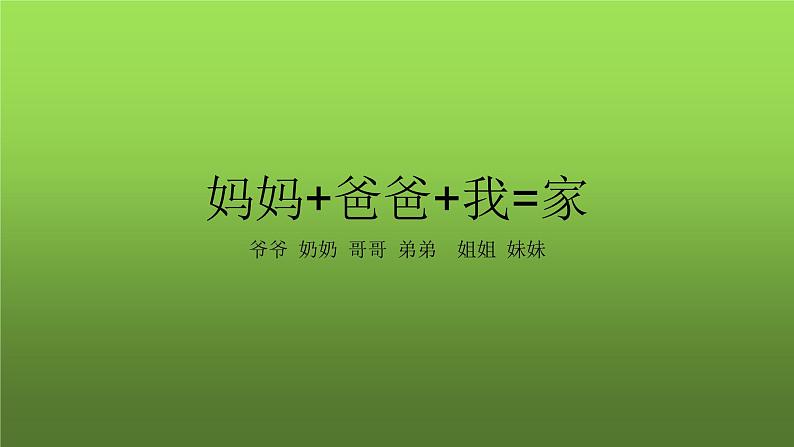 小学一年级下册(道德与法治)第三单元9我和我的家(4份打包)(1)ppt课件03