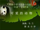 小学一年级下册道德与法治教学课件-7《可爱的动物》部编版(37张)课件