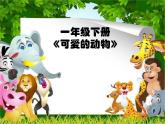 小学一年级下册道德与法治课件-7可爱的动物部编版(20张)课件