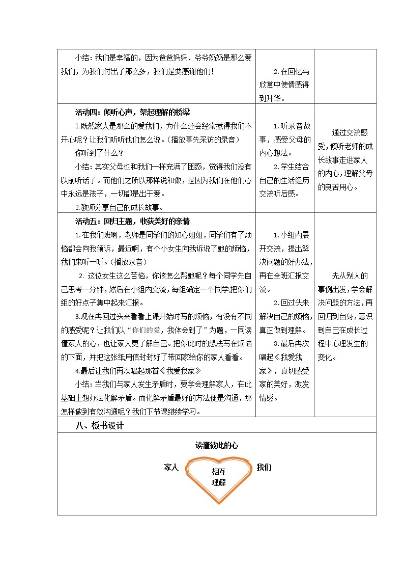 五年级部编版道德与法治 1读懂彼此的心 课件+教案+练习03