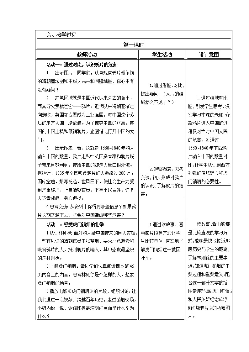 五年级部编版道德与法治 7.不敢屈辱  奋勇抗争  课件+教案+练习02