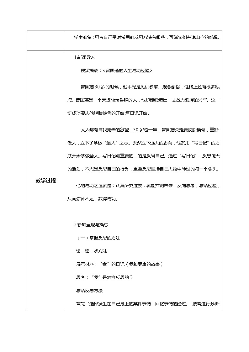 3.2学会反思—教学设计第2页
