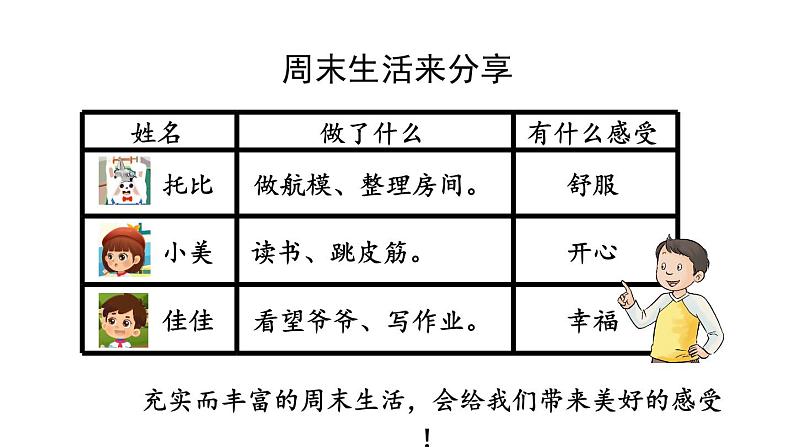二年级【道德与法治(统编版)】周末巧安排-2课件第4页
