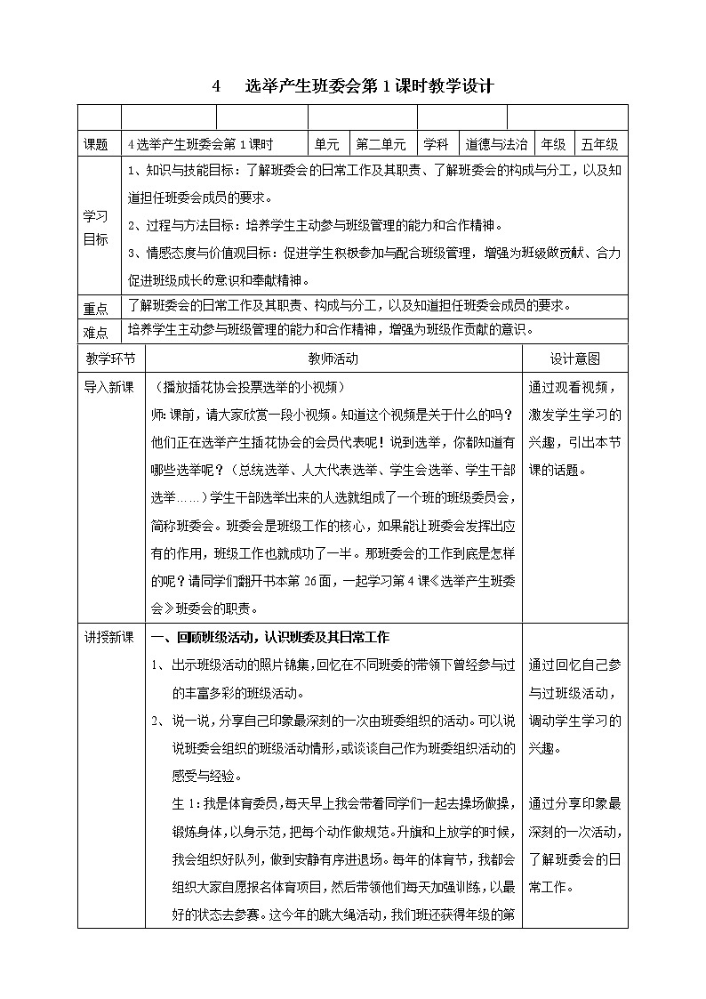 选举产生班委会.课件PPT01
