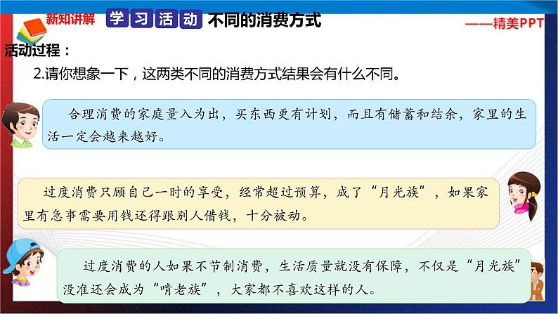 统编版 道德与法治 四年级下册 5.2学会合理消费 课件第6页