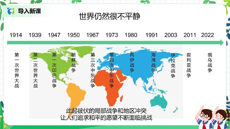 10.1我们爱和平 课件第3页