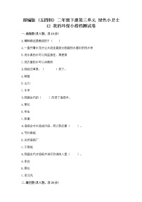 政治 (道德与法治)二年级下册第三单元 绿色小卫士12 我的环保小搭档当堂达标检测题