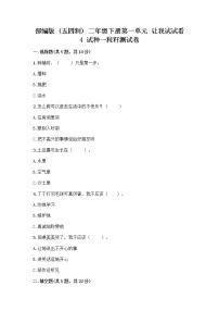 人教部编版 (五四制)二年级下册4 试种一粒籽巩固练习