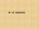 1 我是独特的课件（21张幻灯片)+1个视频素材