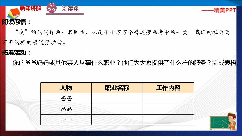 统编版 道德与法治 四年级下册 9.2他们都是劳动者 课件+教案06