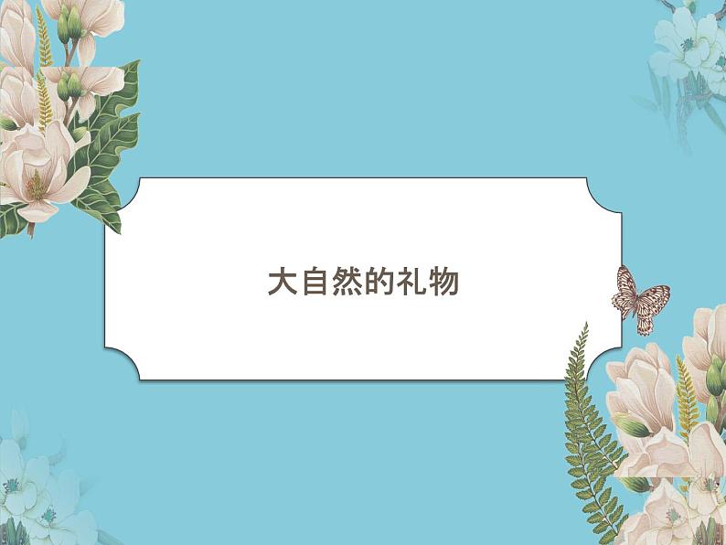 部编版道德与法治 一年级下册 第二单元8.大自然，谢谢您课件PPT第3页