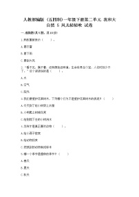 小学政治 (道德与法治)5 风儿轻轻吹精品课时练习