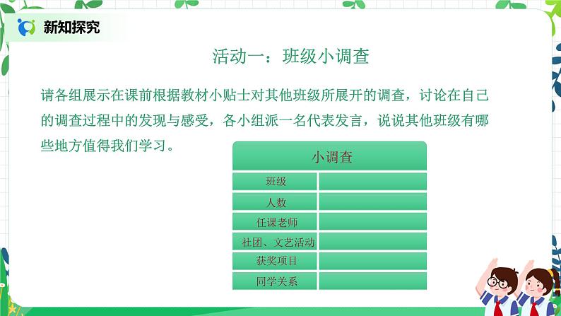 【核心素养目标】部编版道德与法治四上1.3《我们班 他们班》课件+教学设计07