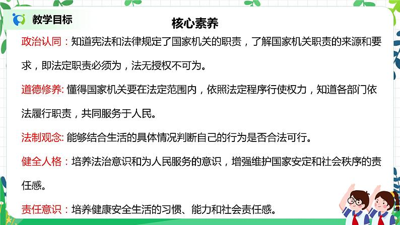 【核心素养目标】部编版道德与法治六上3.7《权力受到制约和监督》第1课时 课件+教学设计02