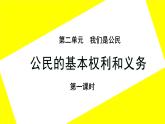 六年级道德与法治上册 公民的基本权利和义务  第一课时（课件+教案+视频素材）