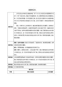 小学政治 (道德与法治)人教部编版三年级上册12 家庭的记忆一等奖教学设计