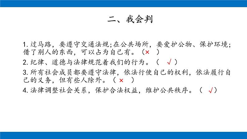 六年级上册道德与法治课件-第一单元 我们的守护者  复习课件 部编版06