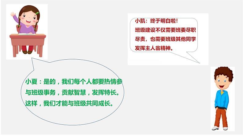 小学道德与法治 部编版 五年级上 选举产生班委会 班级建设人人有责 课件08