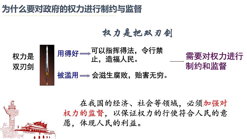 小学《道德与法治》部编版 六年级上册《权利运行受监督》  课件第6页