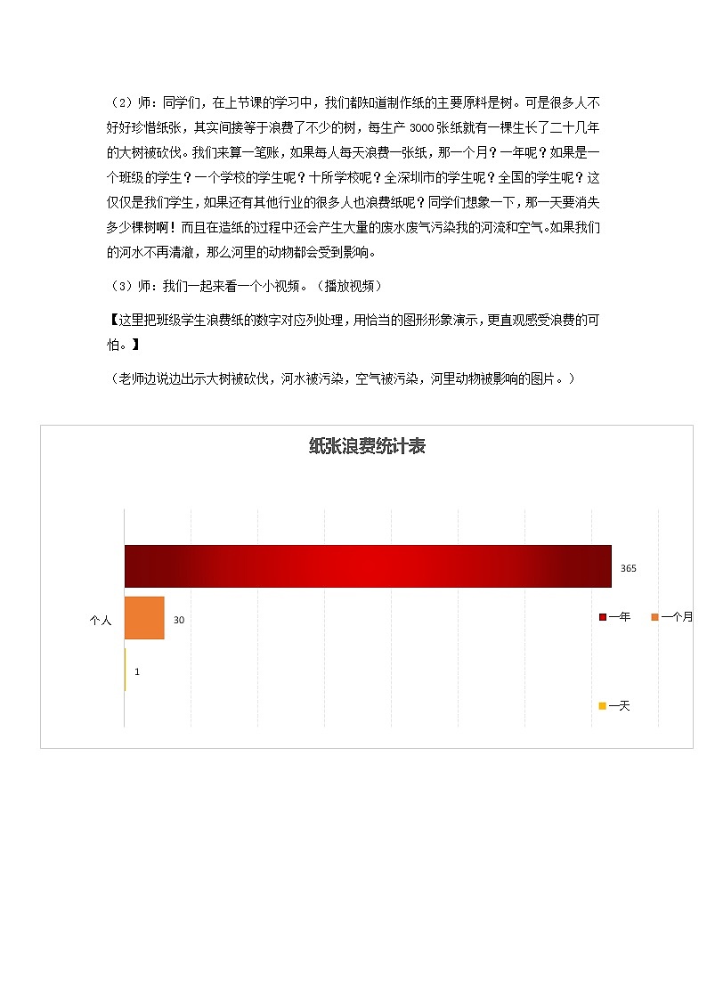 小学道德与法治 二年级 第三单元第十一课《我是一张纸》第二课时   教学设计第3页