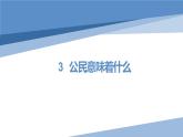 部编版第二单元我们是公民  3 公民意味着什么pptx