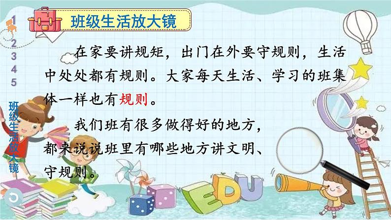 部编版道德与法治二年级上册 6 班级生活有规则 课件04