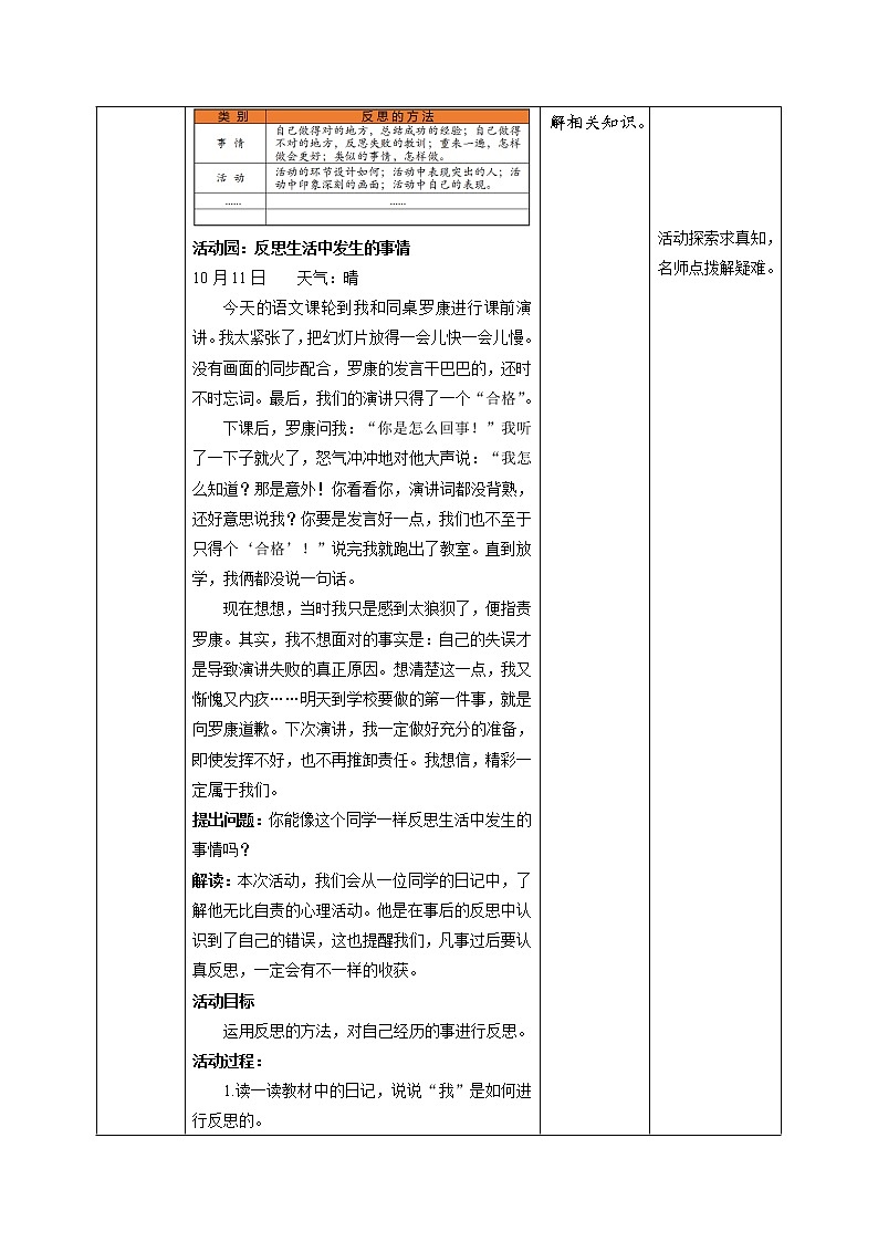 【人教版】六年级下册道德与法治3.《学会反思》（第二课时） 课件（送教案练习）02
